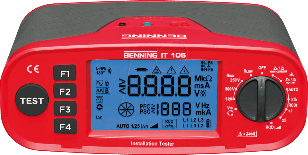 BENNING IT 105 - Installationsprüfgerät IT 105, DIN VDE 0100/105