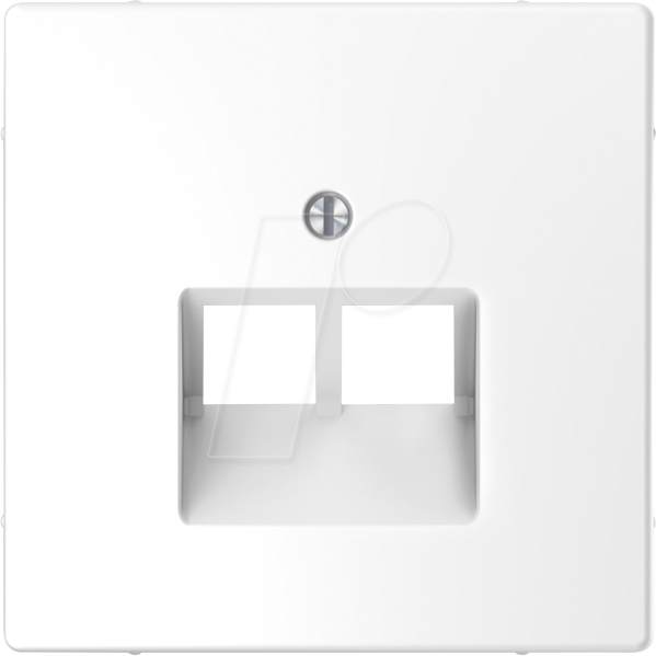 Thumbnail - ME MEG4522-6035 - Zentralplatte für UAE-Einsatz, 2-fach, Lotosweiß, System Design