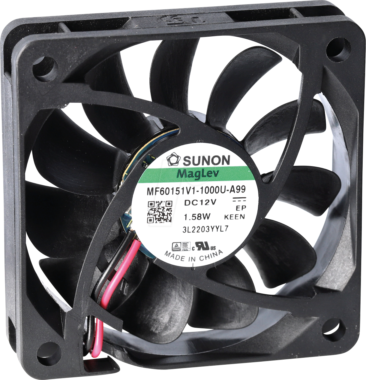 MF60151V11000UA9 - Lüfter, 12 VDC, 60x60x15mm, Serie ME