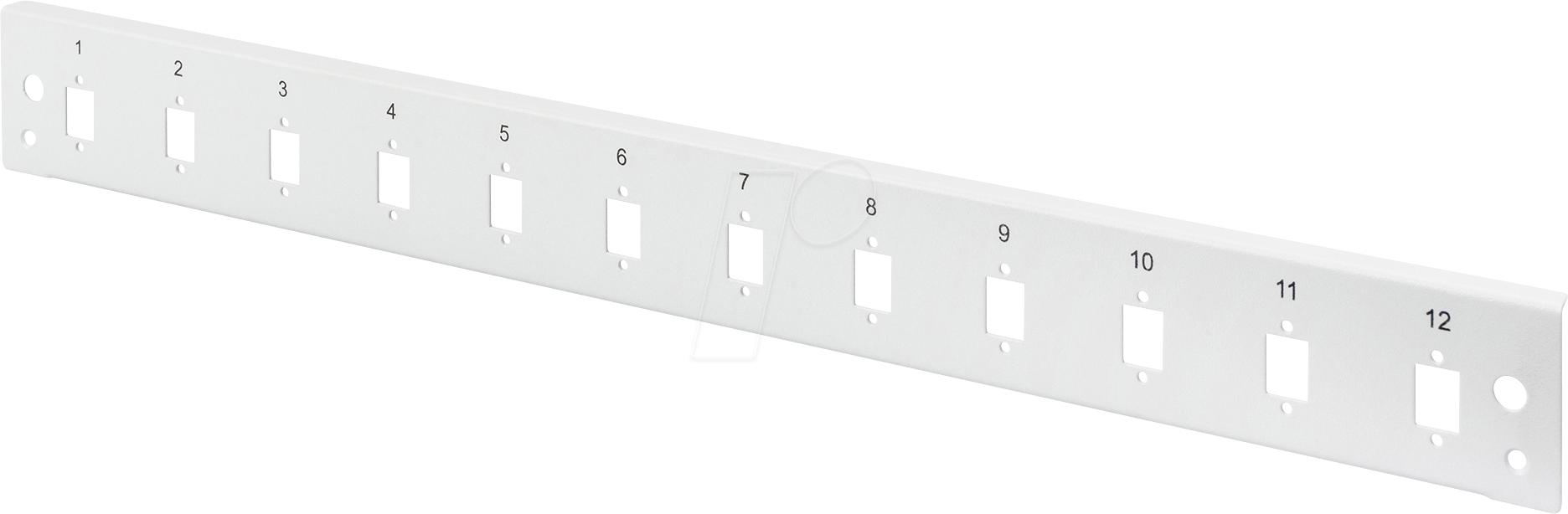 DIGI DN-96206-QL - LWL Frontblende, 1HE, Schnellverschluss, 12x LC DX