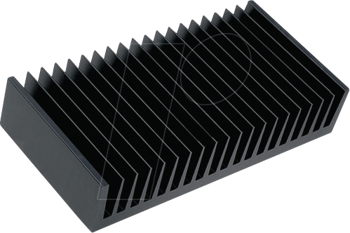 SK 81/100/SA - Kühlkörper, 100 mm, Alu, 2,2 K/W