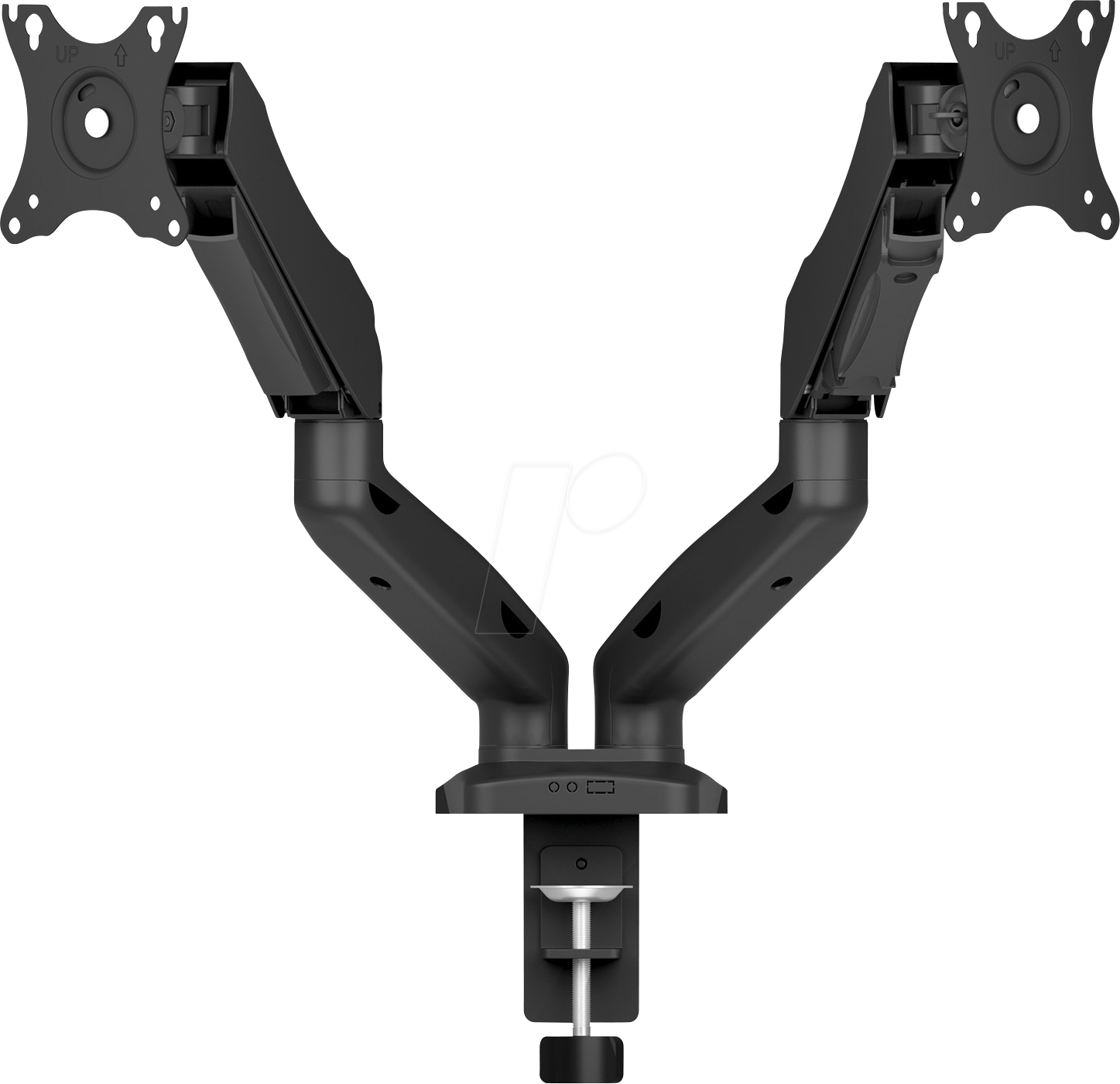 ICY IB-MS204-T - Monitor Halter, 2 Displays bis 32'', Tischmontage