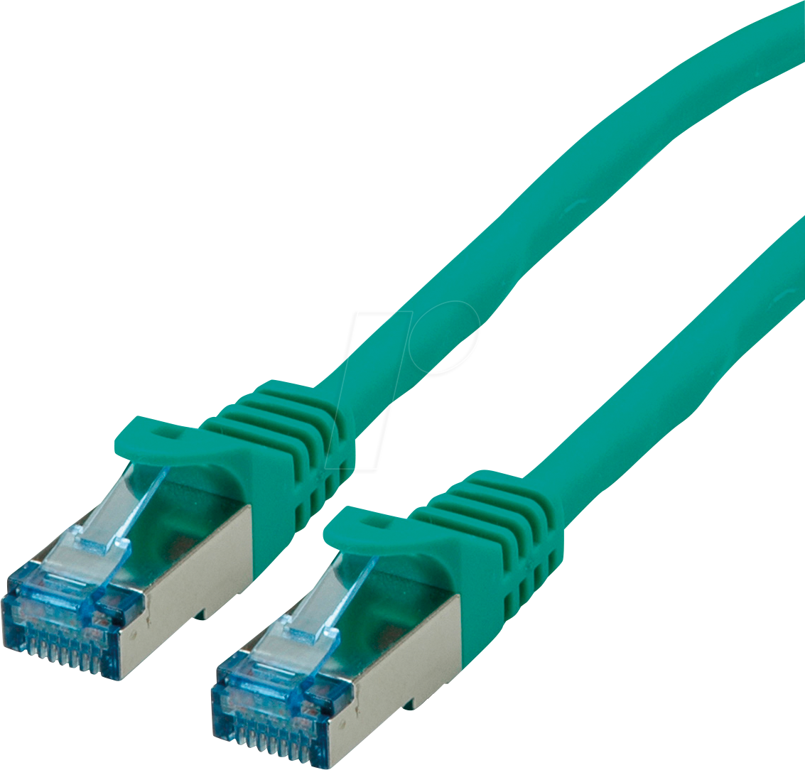 ROLINE 21152832 - Patchkabel Cat.6a S/FTP PiMF grün 2 m