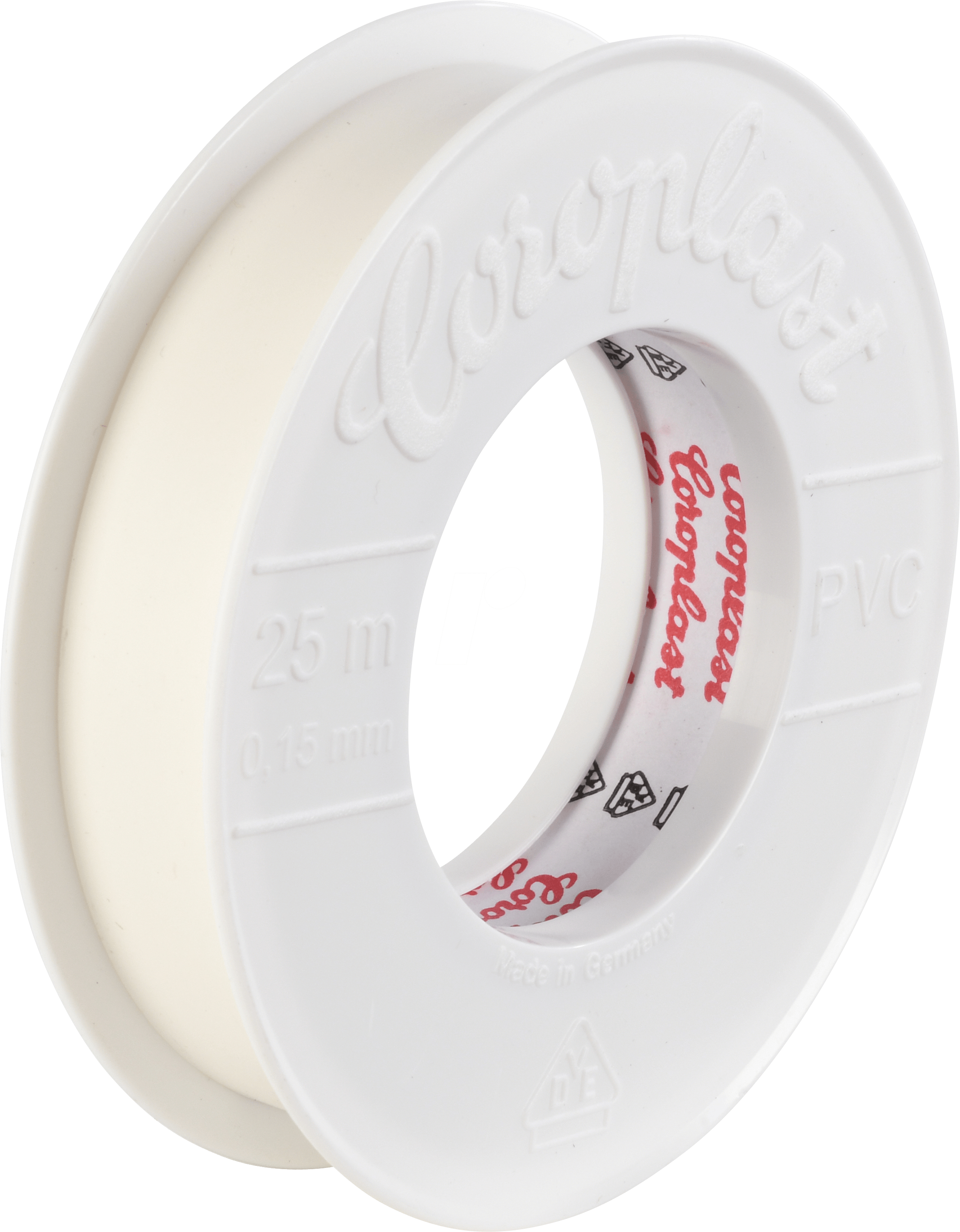CORO 1814 - VDE Elektroisolierband, 25 m, 19 mm, weiß