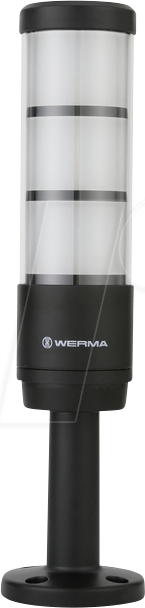 WERMA 686 371 05 - Signalsäule RST 56, mit Fuß, LED gn/ge/rt, 24 V DC