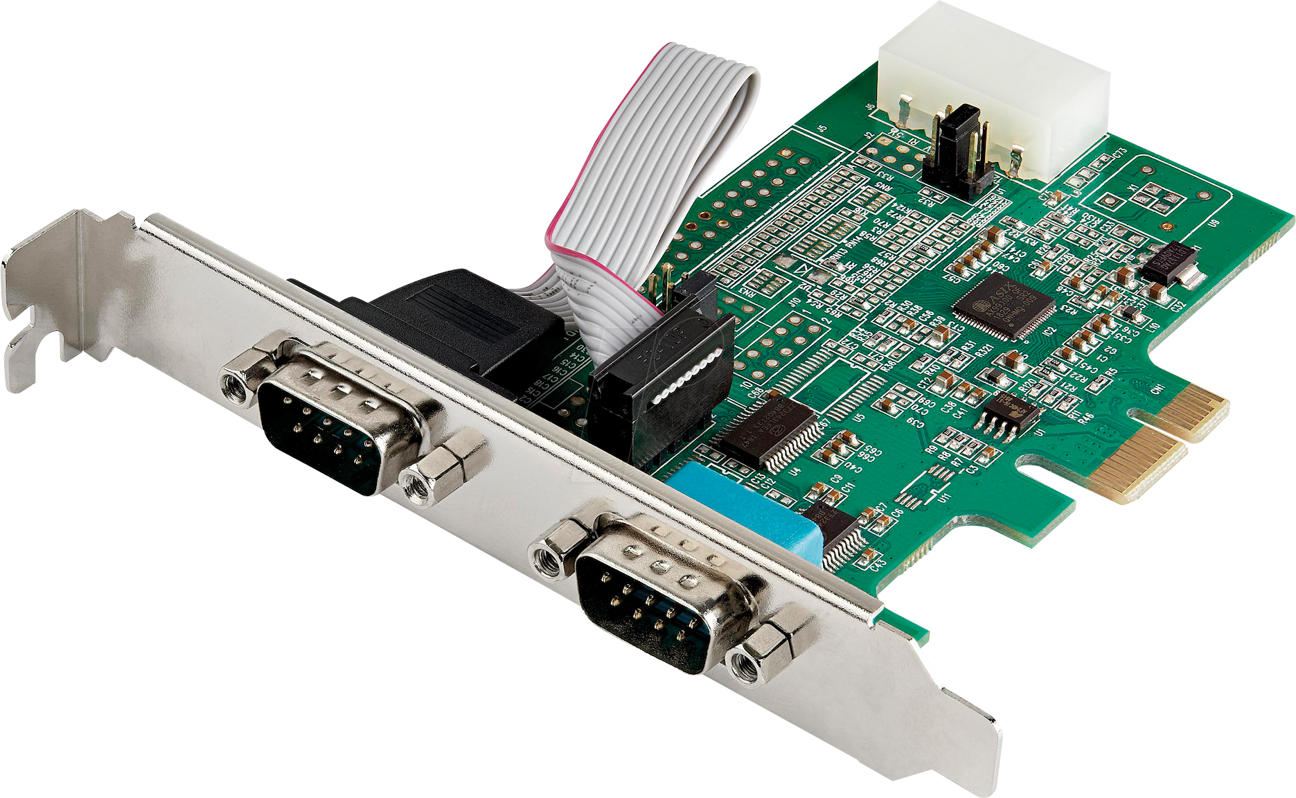 ST PEX2S953 - 2 Port RS 232, seriell, PCIe Karte