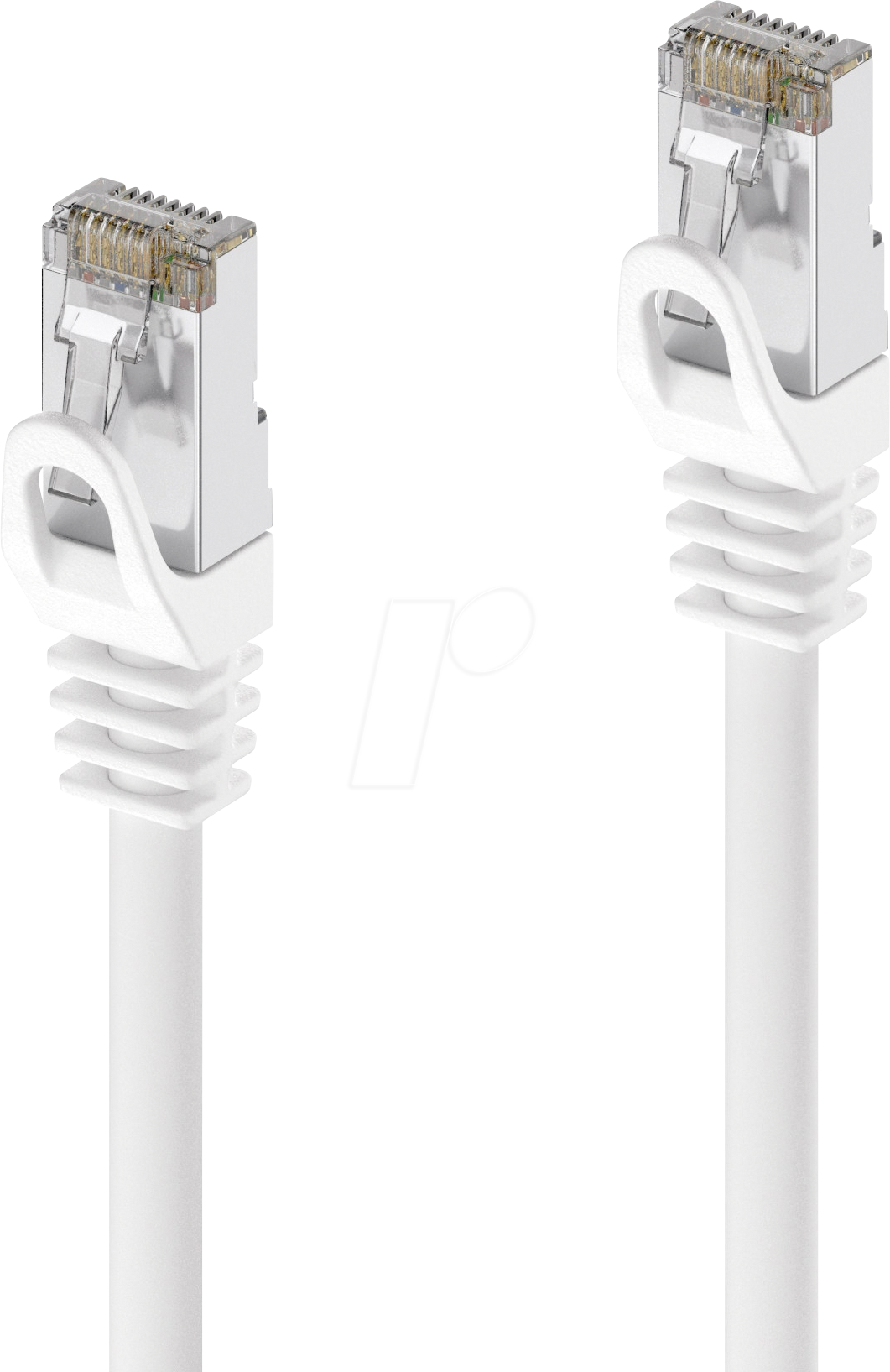 PURE IQP1002250 - Patchkabel Cat.6a S/FTP, weiß, 25 m