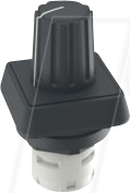 RAFI 1.30.077001 - RAFIX 16, Potentiometer-Antrieb, Bund quadratisch