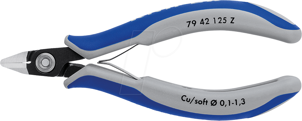 KN 79 42 125 Z - Präzisions Elektronik-Seitenschneider, 125 mm, Kopf poliert