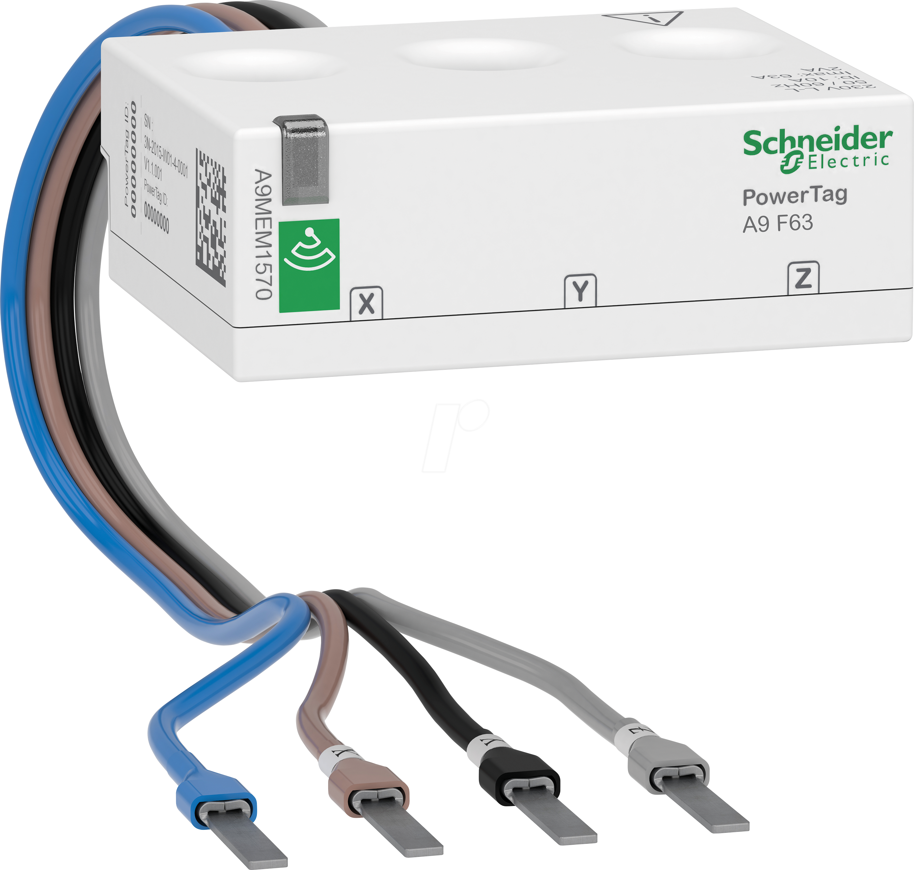 A9MEM1570 - Energiezähler PowerTag Flex zur 3-phasigen Direktmessung bis 63A