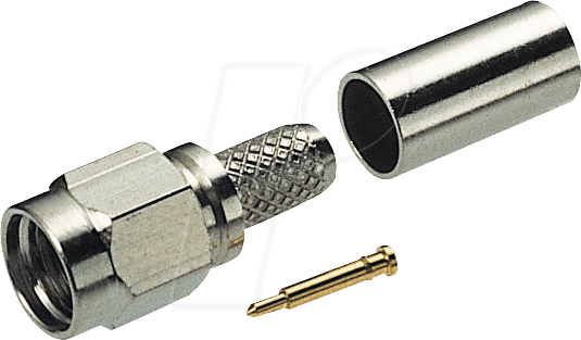 SMA ST G - SMA-Steckverbinder für RG 174, Crimpversion