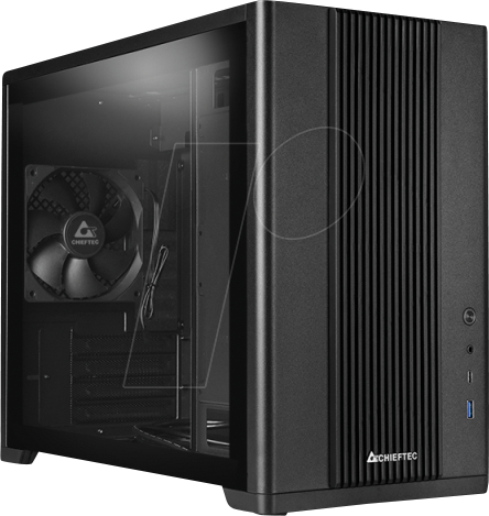 CFT BX-10B-OP - CHIEFTEC BX-10B-OP m-ATX Gehäuse, schwarz
