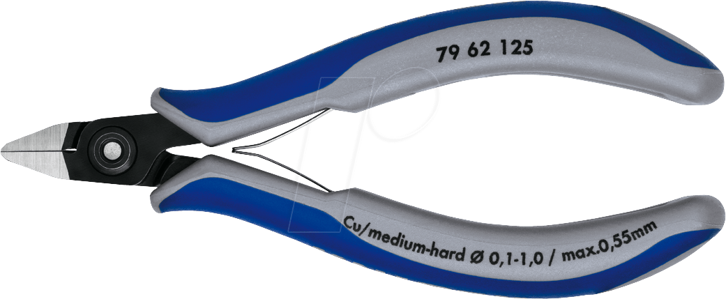 KN 79 62 125 - Präzisions Elektronik-Seitenschneider, 125 mm, Kopf poliert