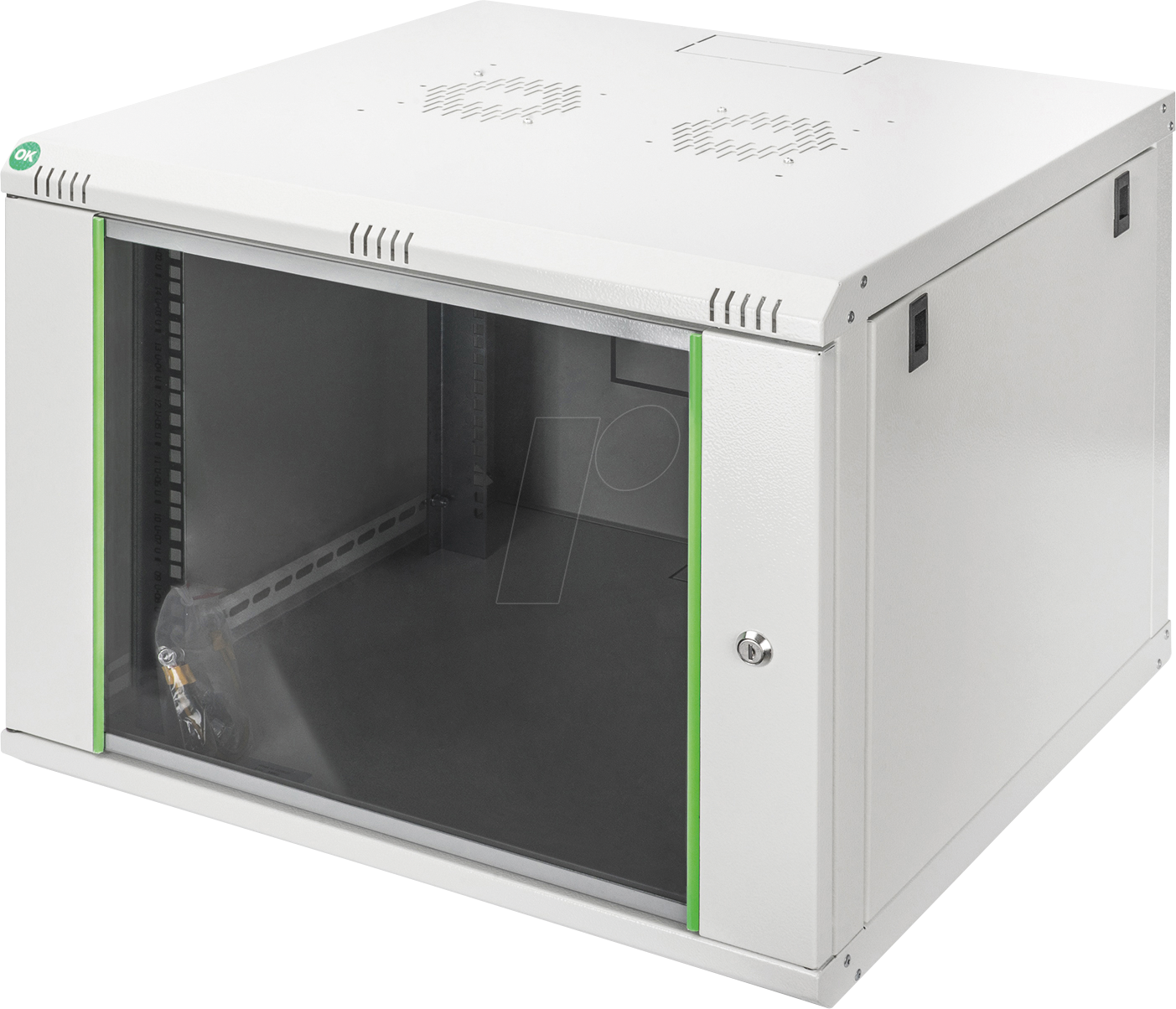 DIGI 1907U66EC - 19'' Wandgehäuse, 7HE, 600mm Tiefe, grau