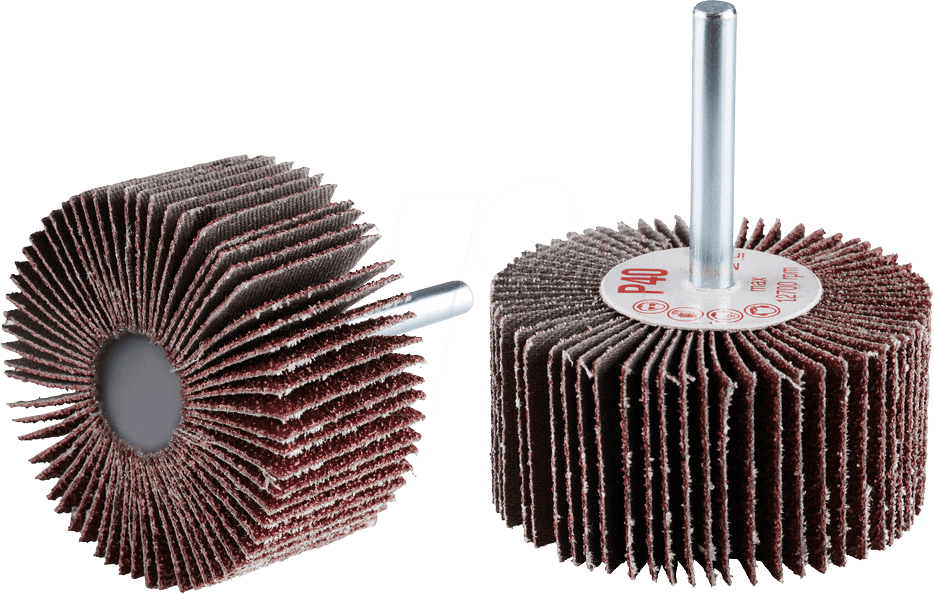 RHO 305491 - Fächerschleifer, Edelstahl/Stahl/Holz, 60 mm, 40 er Körnung