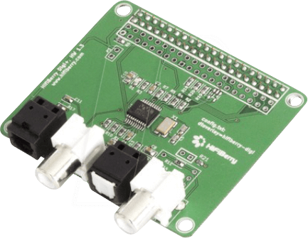 RPI HB DIGI+ IO - Raspberry Pi Shield - HiFiBerry DIGI+ I/O