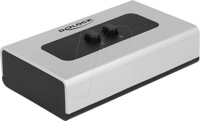 DELOCK 87663 - HDMI Switch, 2x HDMI Buchse auf HDMI Buchse, 4K