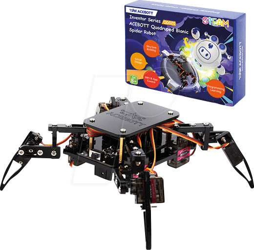 ACEBOTT QD020 - Acebott - Quadruped Bionic Spider, ESP8266