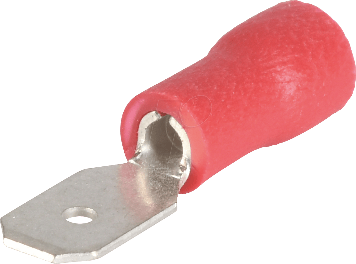 VT FS-R-4,75 - Flachstecker, Breite: 4,75mm, rot