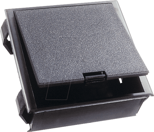 HALTER 2X9V - Batteriehalter für 2x 9-Volt-Block oder 4x Mignon (AA)