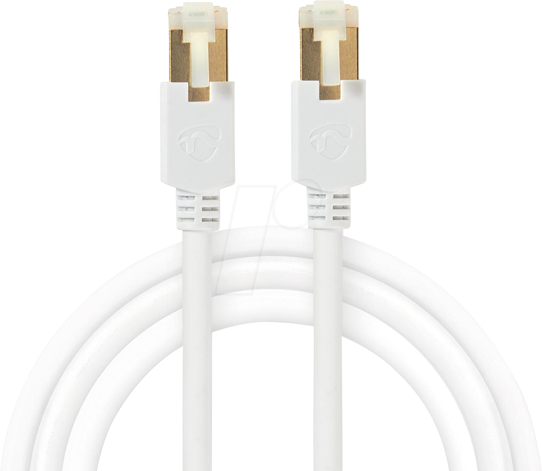 Thumbnail - N CCBW85210WT100 - Patchkabel, Cat.6, F/UTP, 10 m, weiß