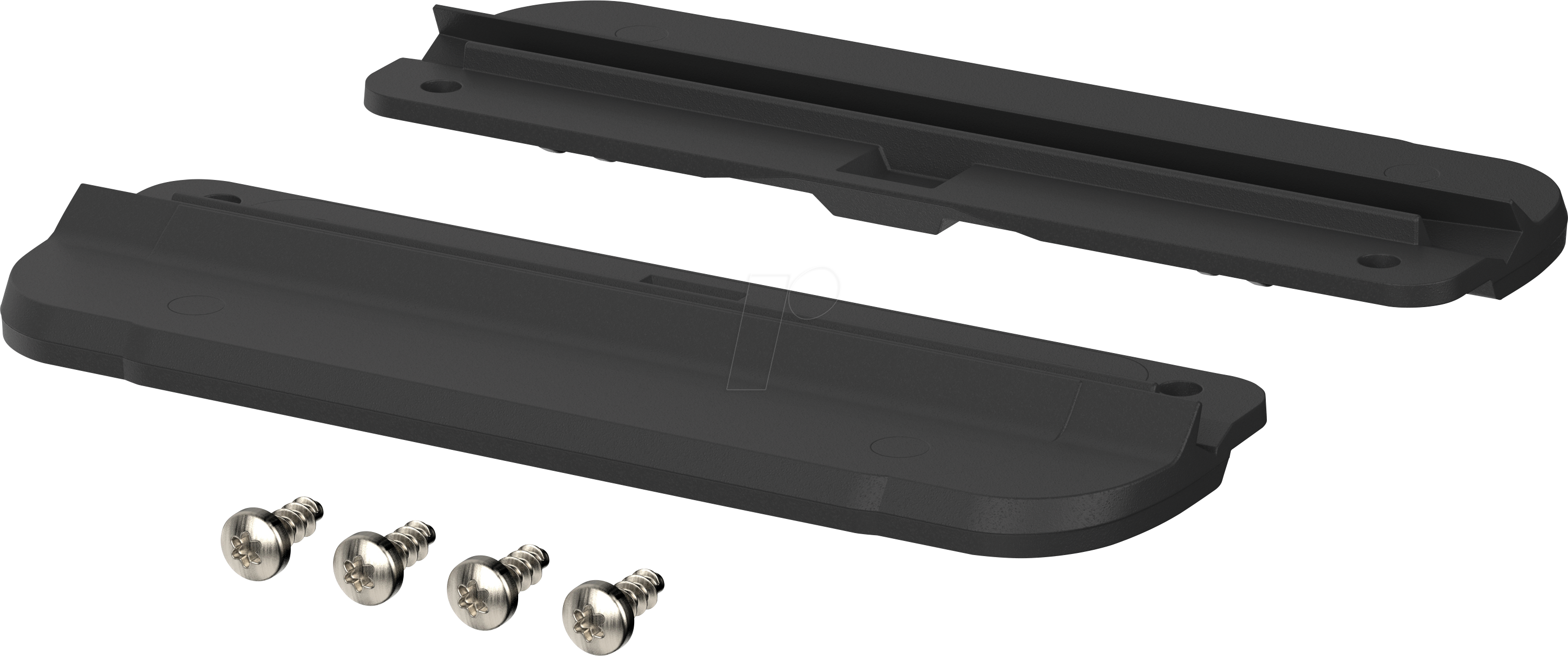 BA 48800405 - BoVersa Wandlaschen, für 211405, rückseitig anschraubbar, schwar