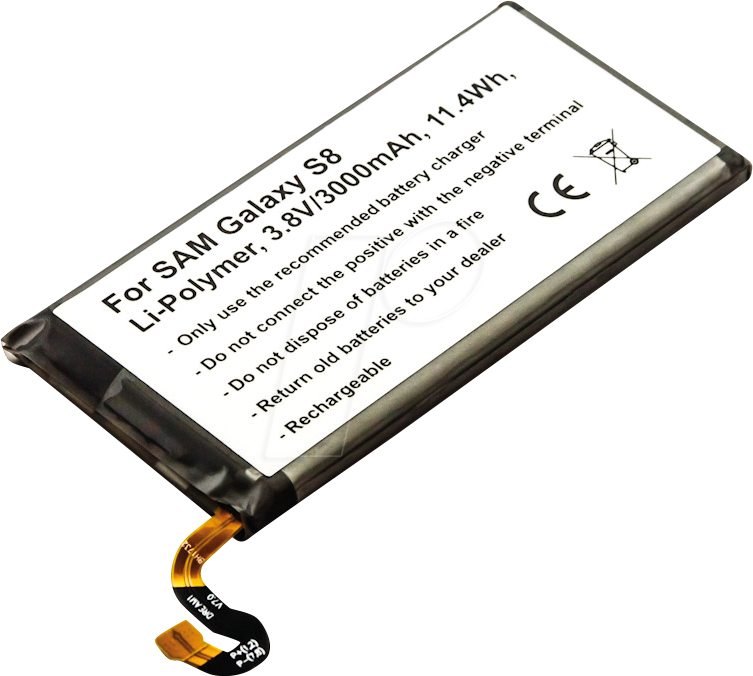 AKKU 30728 - Smartphone-Akku für Samsung-Geräte, Li-Po, 3000 mAh