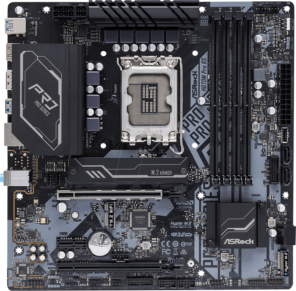 ASR 90MXBHK0 - ASRock H670M PRO RS (1700)