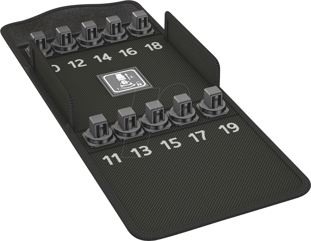 WERA 05136457001 - Textile Box, leer, 152 x 126 x 45 mm