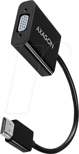 AXG RVH-VGAN - HDMI Adapter, HDMI Stecker auf VGA Buchse