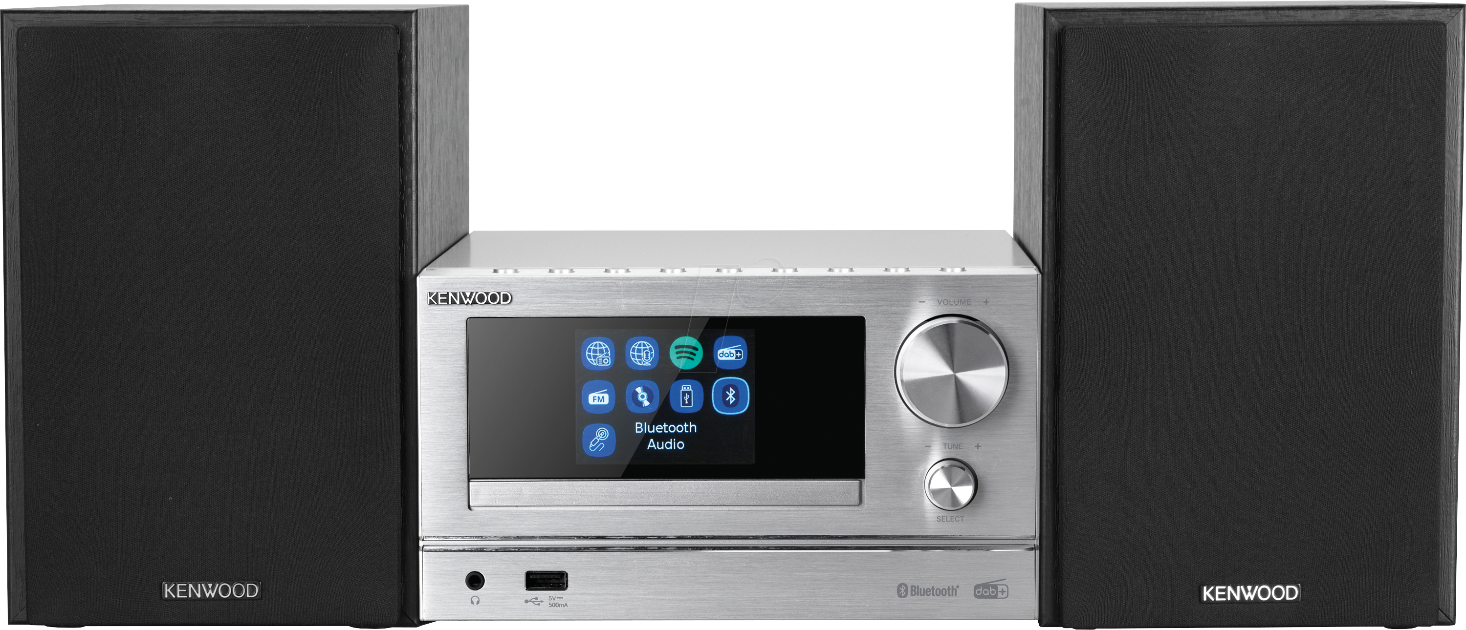 Thumbnail - KW M-7000S-S - Micro-Hifi-System, Internetradio, DAB+, CD, 60 Watt