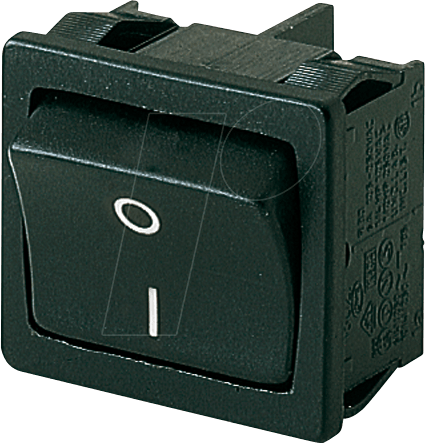 WIPPE 1802.1123 - Wippschalter, 2x Aus, schwarz, I-O