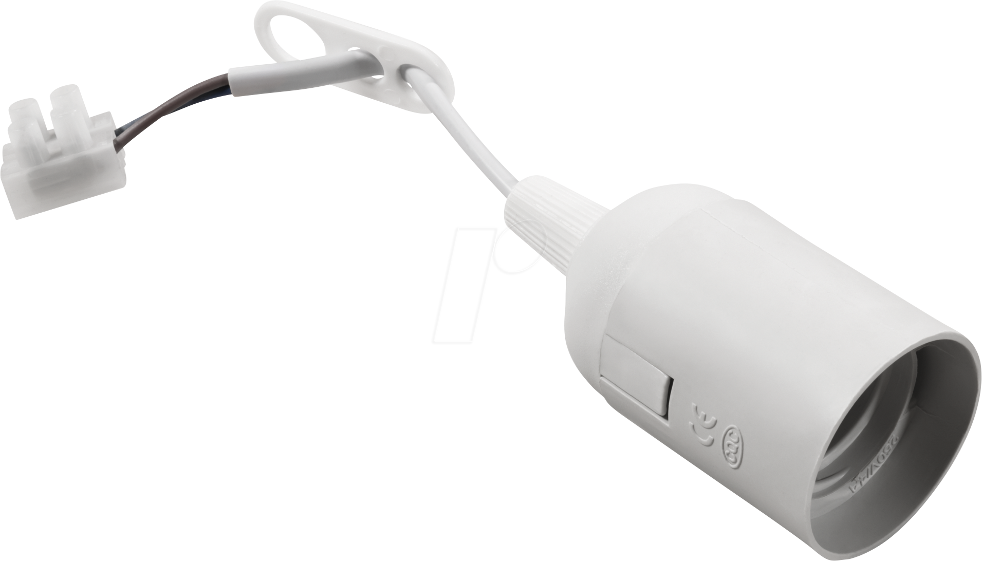MCS-1453350 - Renovierfassung E27, weiß, 11cm Kabel