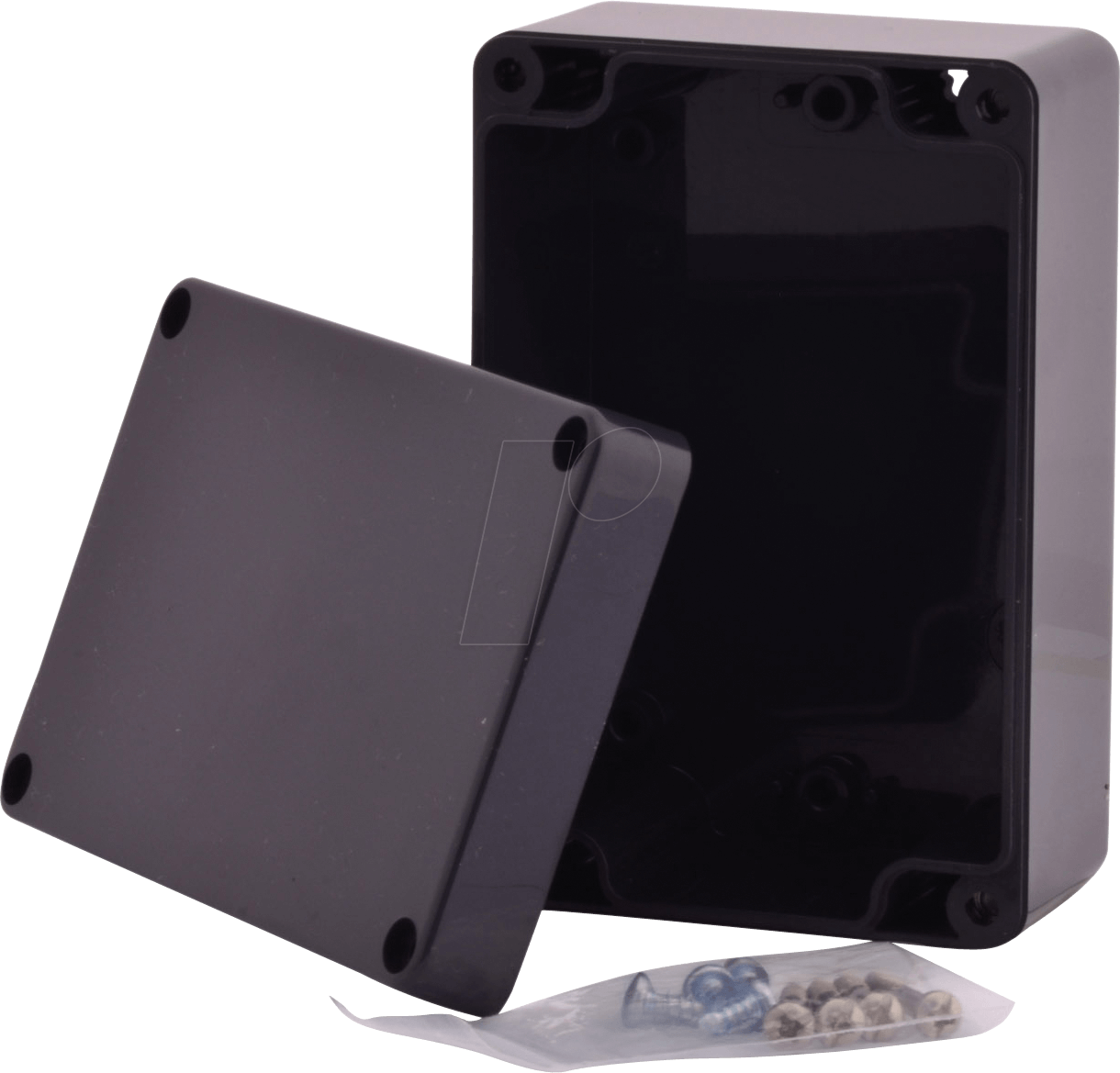 ELBE 1208055 SW - Industriegehäuse Elbe, 120 x 80 x 55 mm