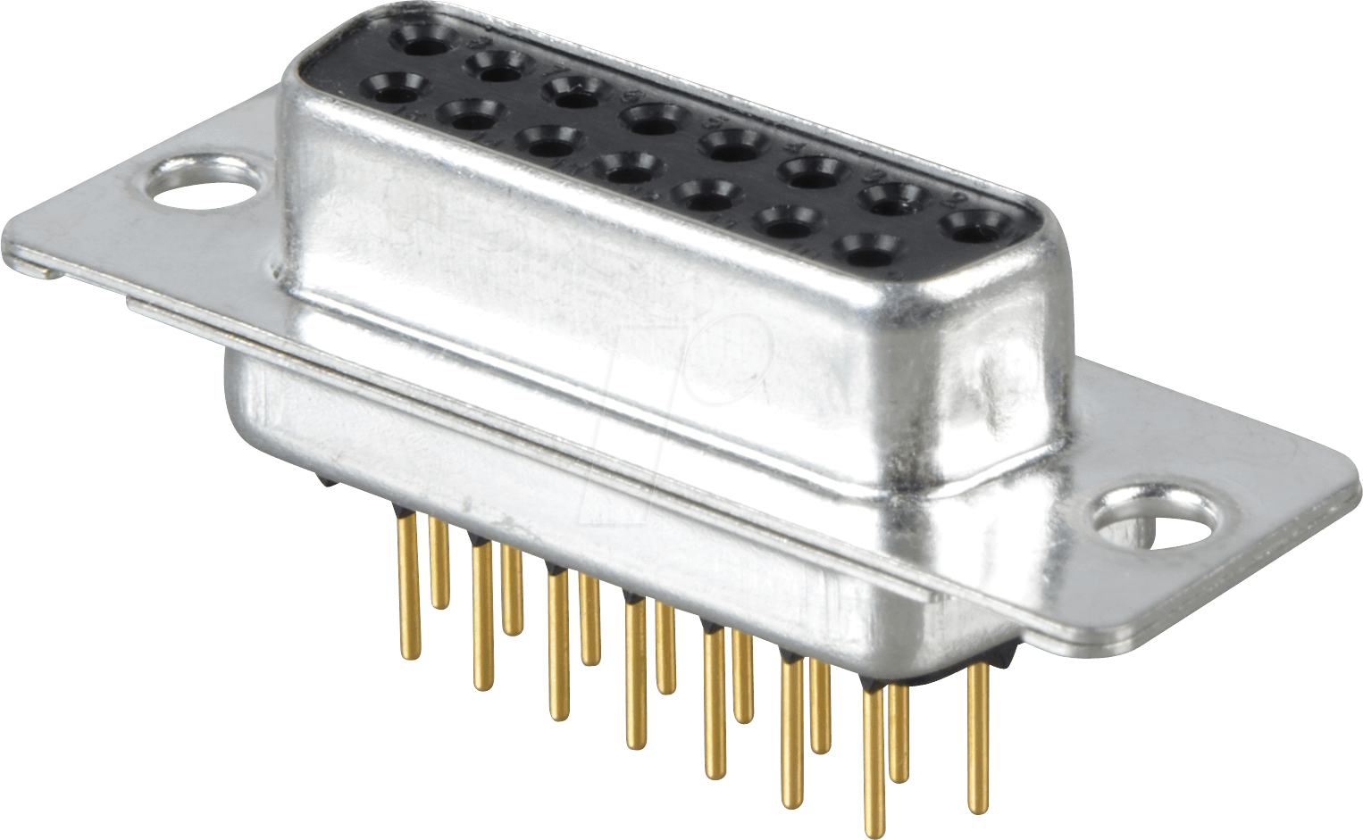 D-SUB BU 15TL - D-SUB-Buchse, 15-polig, Industrieausf.