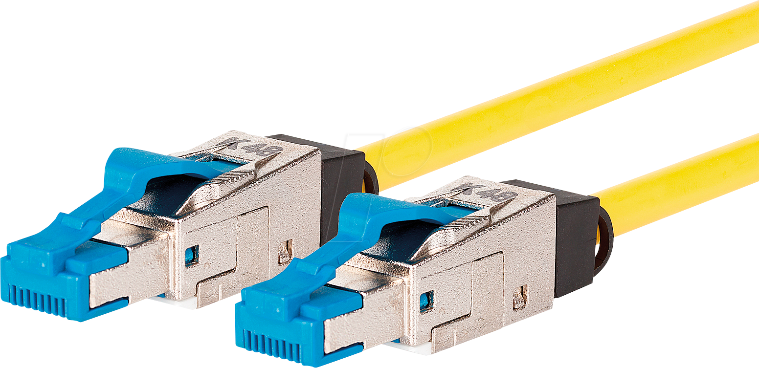 BTR 13084H1077-E - Patchkabel Cat. 8.1-Rohkabel S/FTP, 1 m, gelb