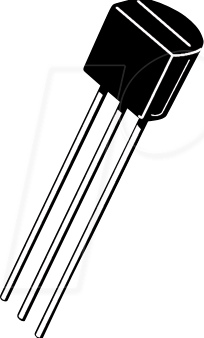 AD22100KTZ - Temperatursensor, 0..100°C, ±0,75°C, TO-92