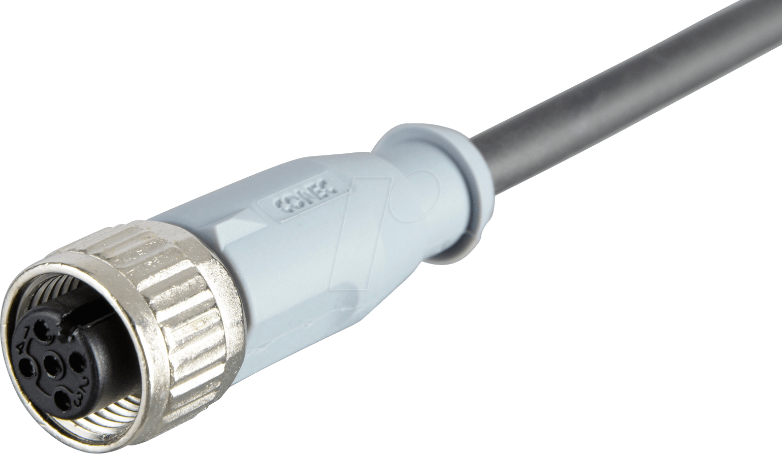 SAL12 RK45 - SAL M12x1, 4-pol, 5 m, Kabelkupplung