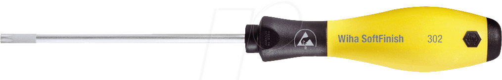 WIHA 362ESD-T9 - ESD Schraubendreher, Torx, T9, 60 mm, SoftFinish®