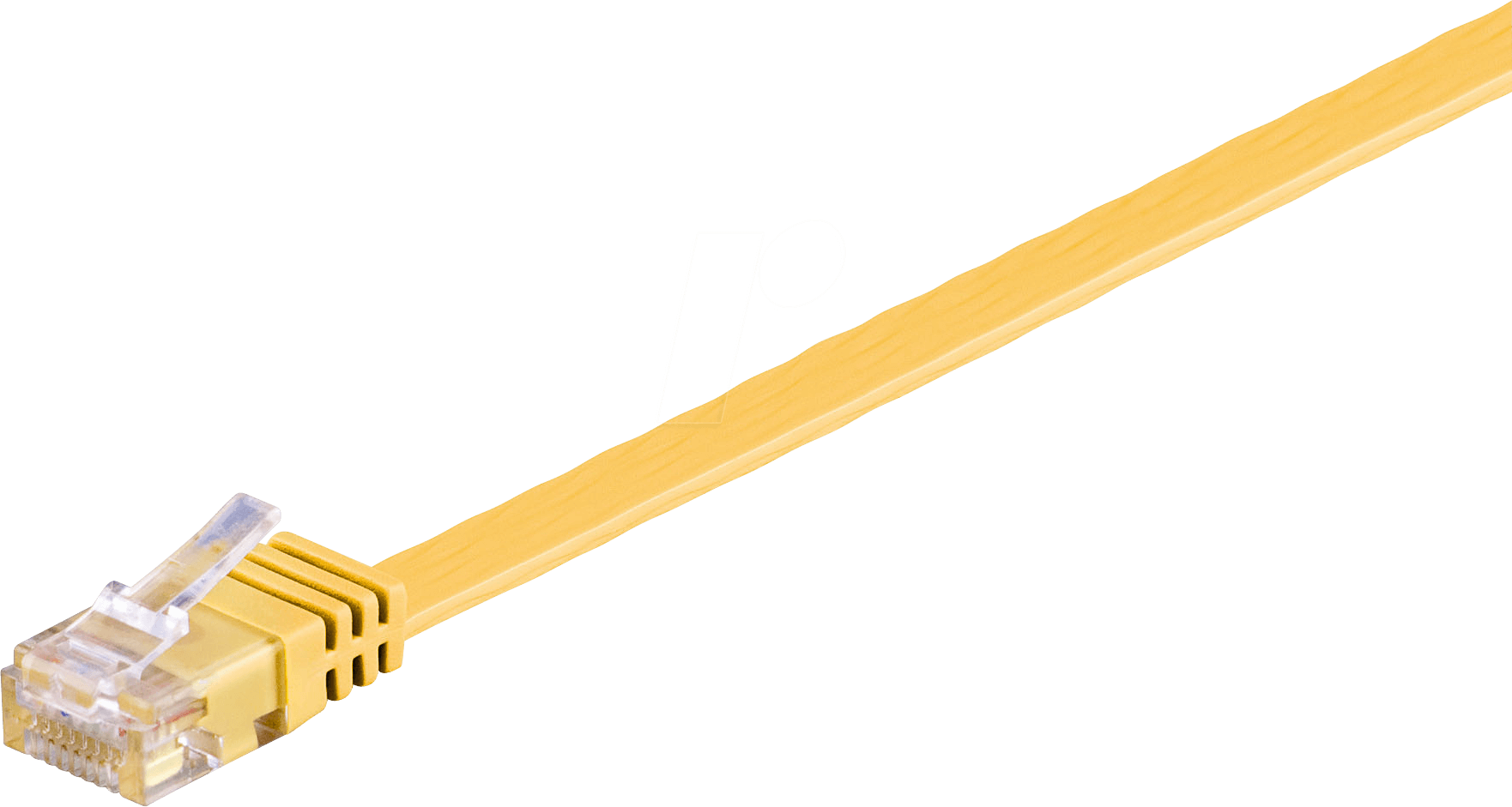 GOOBAY 96408 - Cat.6 Flachkabel gelb 1,5 m