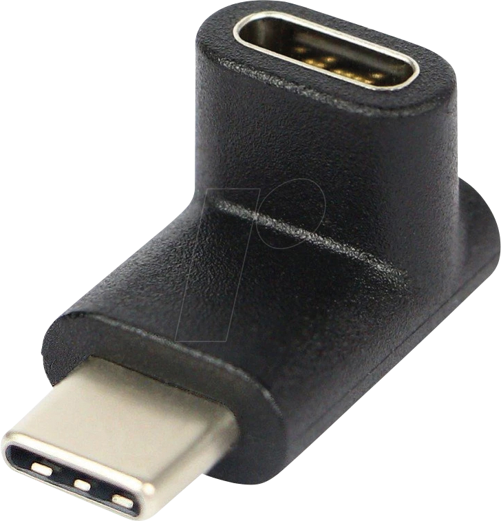 FONTASTIC 253829 - USB 3.2 Adapter, C Buchse auf C Stecker, schwarz