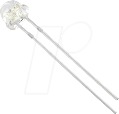 5434G3C-LHE-A - LED 5mm, bedrahtet, grün, 1800 mcd, 100°