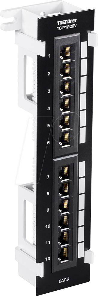 TRN TC-P12C6V - Patchpanel, 12-Port, Cat.6