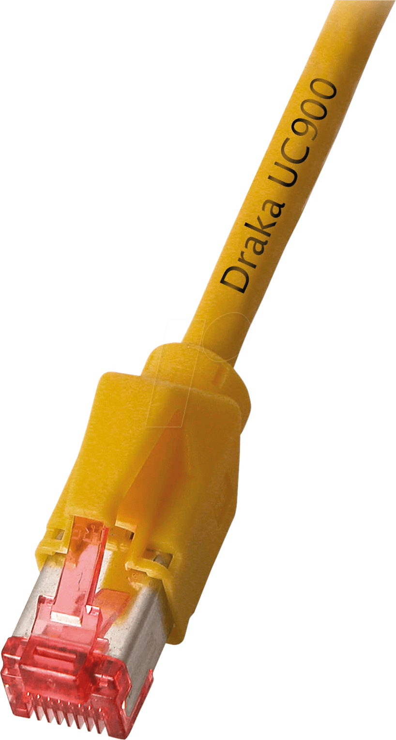 Thumbnail - PATCH-600 7,5 GE - Cat.6A Patchkabel, S/FTP, 7,5 m, gelb
