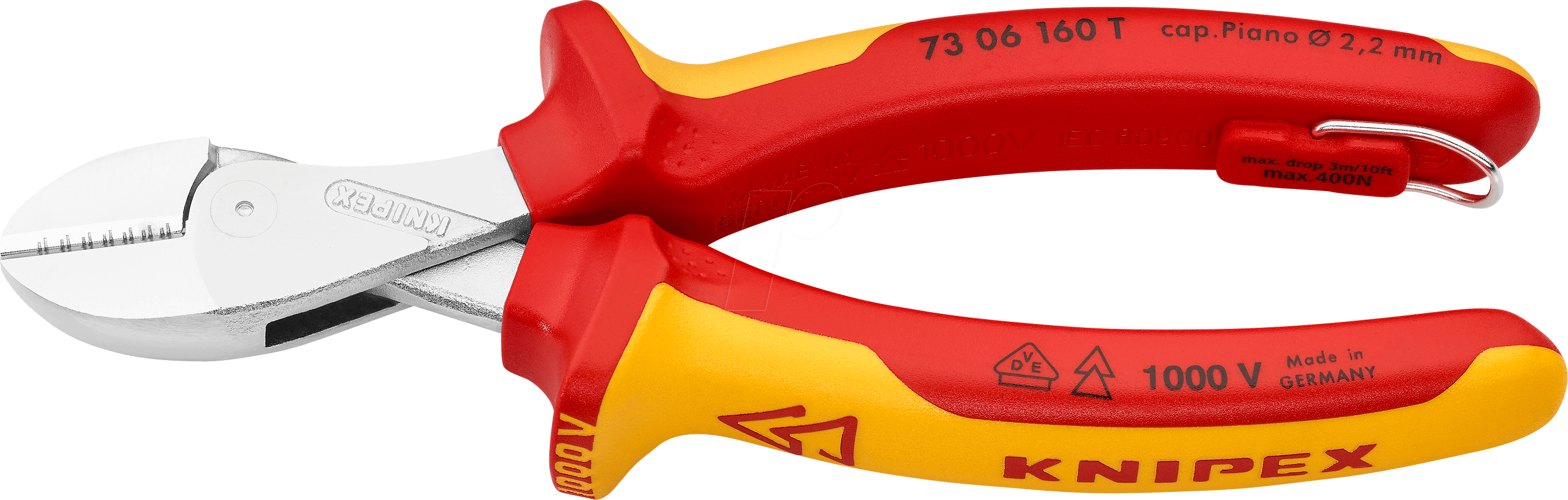 Thumbnail - KN 73 06 160 T - VDE- Kompakt-Seitenschneider, X-Cut®, 160 mm