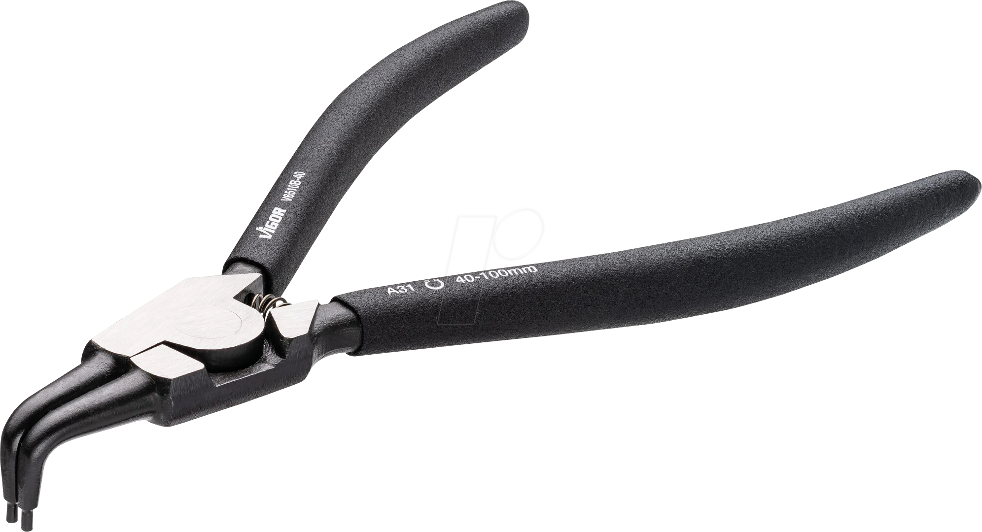 VI 6510B-40 - Sicherungsringzange, gebogen, außen, 230 mm