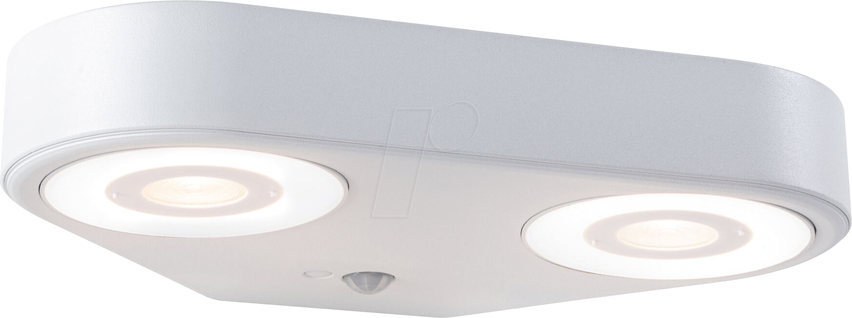 PLM 94868 - Außenwandleuchte Silma, 2x0,7 W, 2x600 lm, 3000 K, weiß