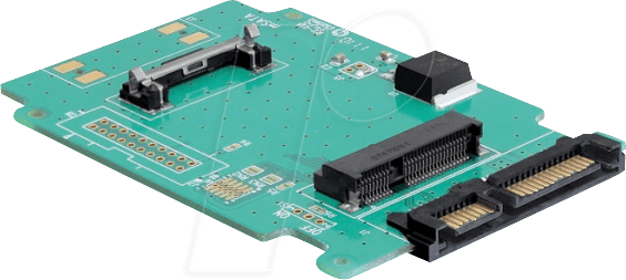 DELOCK 61881 - Konverter SATA 22 Pin zu mSATA