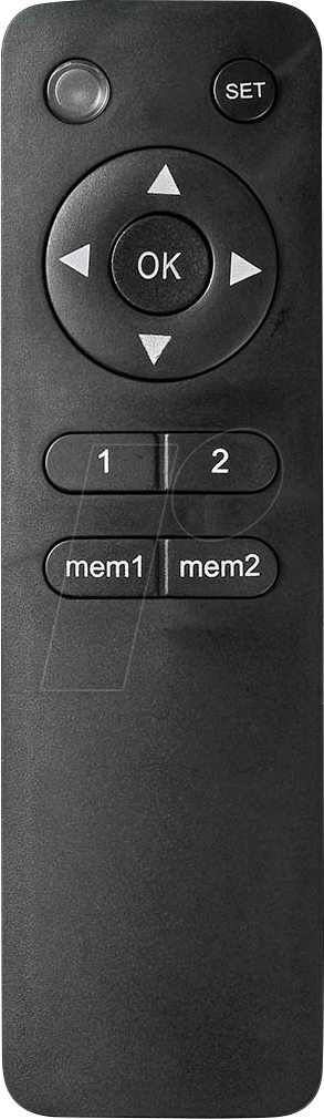 N TVMTRC5800BK - Ersatz Fernbedienung für diverse TVC-Geräte