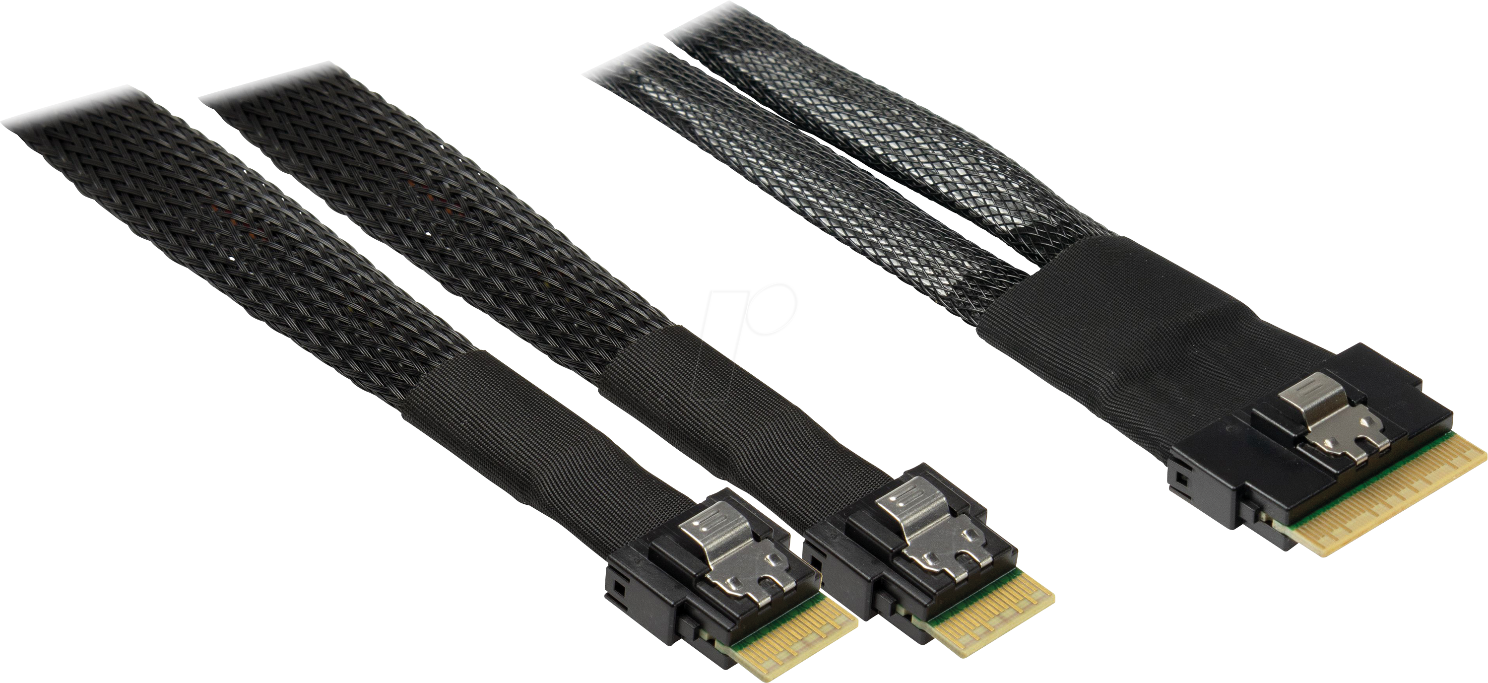 IT88885662 - SlimSAS SFF-8654 8i > 2x MiniSAS SFF-8654 4i, 0,7 m